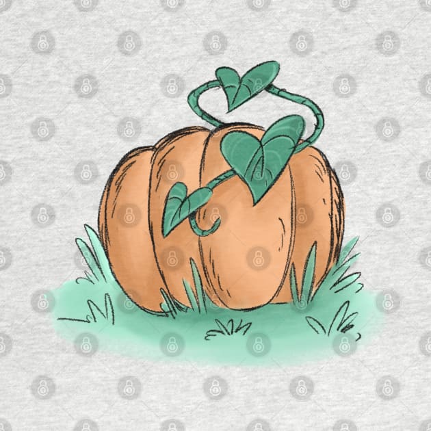 Just a Pumpkin by JenjoInk